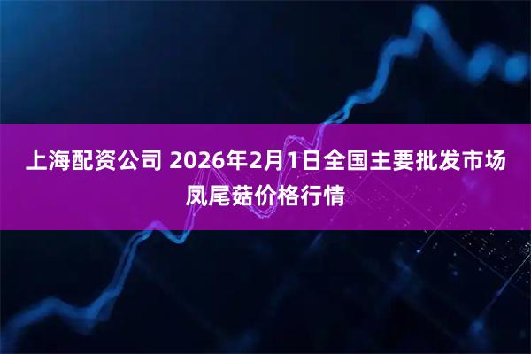 上海配资公司 2026年2月1日全国主要批发市场凤尾菇价格行情